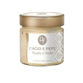 Fertige Cacio e Pepe Sauce...